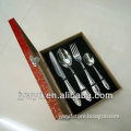 12pcs stainless steel cutlery set with wood case
